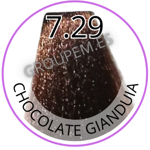TINTE CHOCOLATE GIANDUIA DE PELO PROFESIONAL FANOLA 7.29 100ml