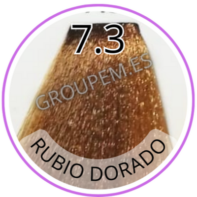 TINTE RUBIO DORADO DE PELO PROFESIONAL FANOLA 7.3 100ml