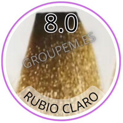 TINTE RUBIO CLARO DE PELO PROFESIONAL FANOLA 8.0 100ml