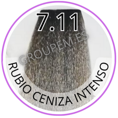 TINTE RUBIO CENIZA INTENSO DE PELO PROFESIONAL FANOLA 7.11 100ml