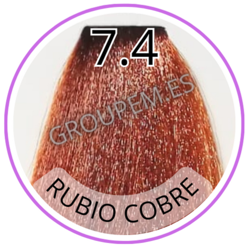 TINTE RUBIO COBRE DE PELO PROFESIONAL FANOLA 7.4 100ml
