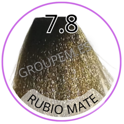 TINTE RUBIO MATE DE PELO PROFESIONAL FANOLA 7.8 100ml