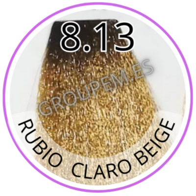 TINTE RUBIO CLARO BEIGE DE PELO PROFESIONAL FANOLA 8.13 100ml