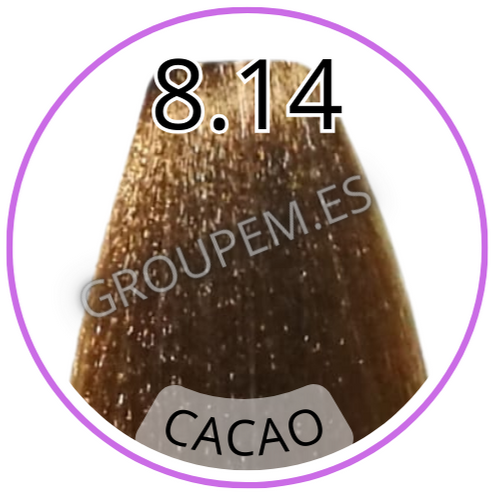 TINTE CACAO DE PELO PROFESIONAL FANOLA 8.14 100ml