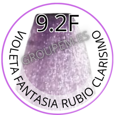 TINTE VIOLETA FANTASIA RUBIO CLARISIMO DE PELO PROFESIONAL FANOLA 9.2F 100ml
