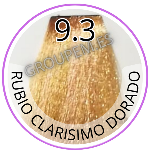 TINTE RUBIO CLARISIMO DORADO DE PELO PROFESIONAL FANOLA 9.3 100ml