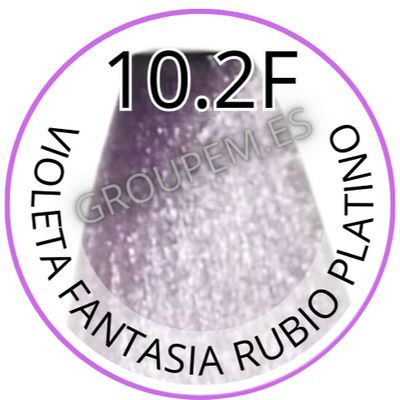 TINTE VIOLETA FANTASIA RUBIO PLATINO DE PELO PROFESIONAL FANOLA 10.2F 100ml