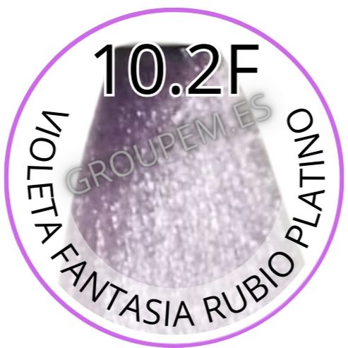 TINTE VIOLETA FANTASIA RUBIO PLATINO DE PELO PROFESIONAL FANOLA 10.2F 100ml