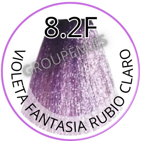 TINTE VIOLETA FANTASIA RUBIO CLARO DE PELO PROFESIONAL FANOLA 8.2F 100ml
