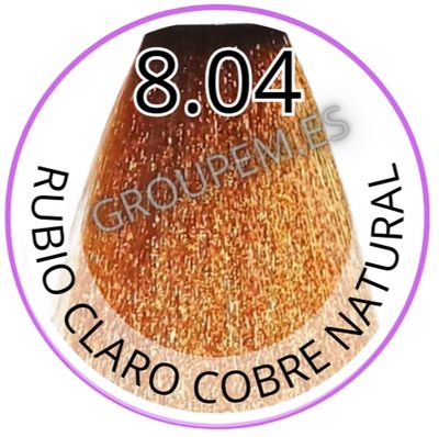 TINTE RUBIO CLARO COBRE NATURAL DE PELO PROFESIONAL FANOLA 8.04 100ml TINTE RUBIO CLARO COBRE NATURAL DE PELO PROFESIONAL FANOLA 8.04 100ml