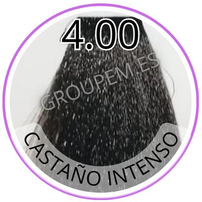 TINTE CASTAÑO INTENSO DE PELO PROFESIONAL FANOLA 4.00 100ml