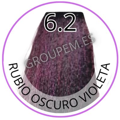 TINTE RUBIO OSCURO VIOLETA DE PELO PROFESIONAL FANOLA 6.2 100ml
