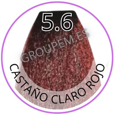 TINTE CASTAÑO CLAR ROJO DE PELO PROFESIONAL FANOLA 5.6 100ml