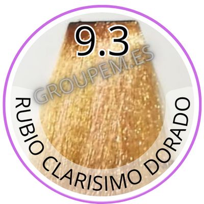 TINTE RUBIO CLARISIMO DORADO DE PELO PROFESIONAL FANOLA 9.3 100ml