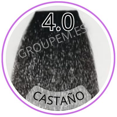 TINTE CASTAÑO DE PELO PROFESIONAL FANOLA 4.0 100ml