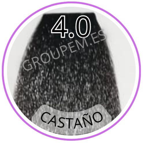 TINTE CASTAÑO DE PELO PROFESIONAL FANOLA 4.0 100ml