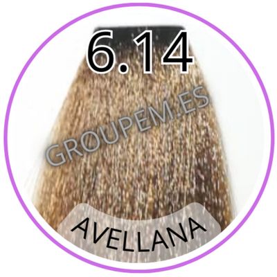TINTE AVELLANA DE PELO PROFESIONAL FANOLA 6.14 100ml
