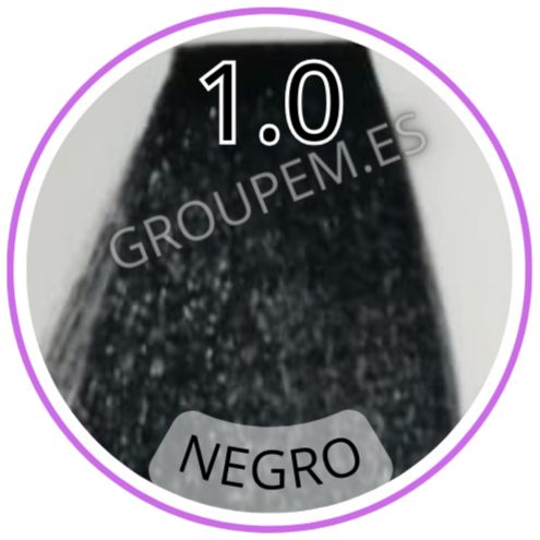 TINTE NEGRO DE PELO PROFESIONAL FANOLA 1.0