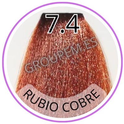TINTE RUBIO COBRE DE PELO PROFESIONAL FANOLA 7.4 100ml