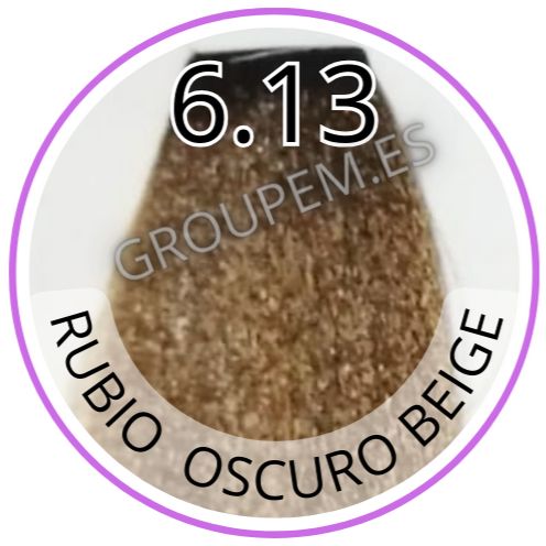 TINTE RUBIO OSCURO BEIGE DE PELO PROFESIONAL FANOLA 6.13 100ml