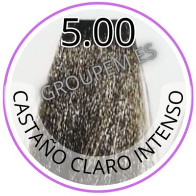 TINTE CASTAÑO CLARO INTENSO DE PELO PROFESIONAL FANOLA 5.00 100ml