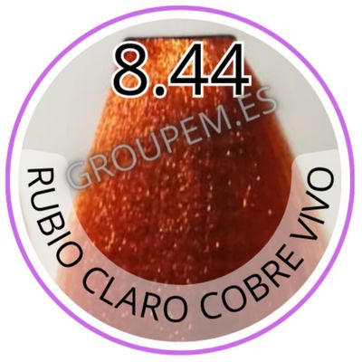TINTE RUBIO CLARO COBRE VIVO DE PELO PROFESIONAL FANOLA 8.44 100ml