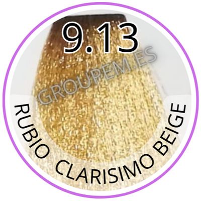 TINTE RUBIO CLARISIMO BEIGE DE PELO PROFESIONAL FANOLA 9.13 100ml