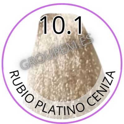 TINTE RUBIO PLATINO CENIZA DE PELO PROFESIONAL FANOLA 10.1