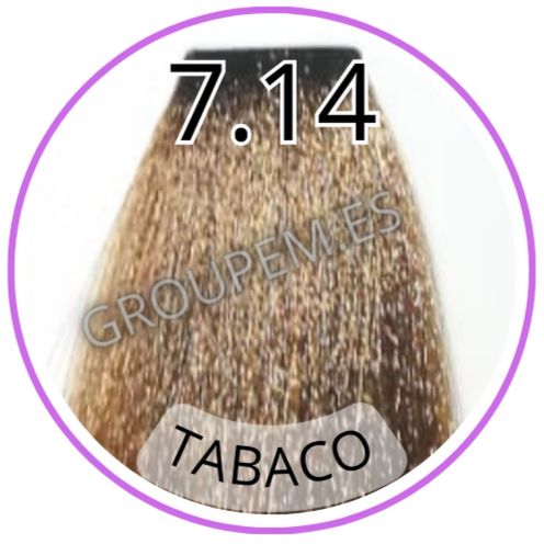 TINTE TABACO DE PELO PROFESIONAL FANOLA 7.14 100ml