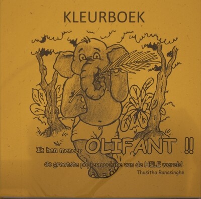 Elecosy : kids elephant story colouring book