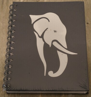 Elecosy : Large spiral notebooks with different elephant art on the front