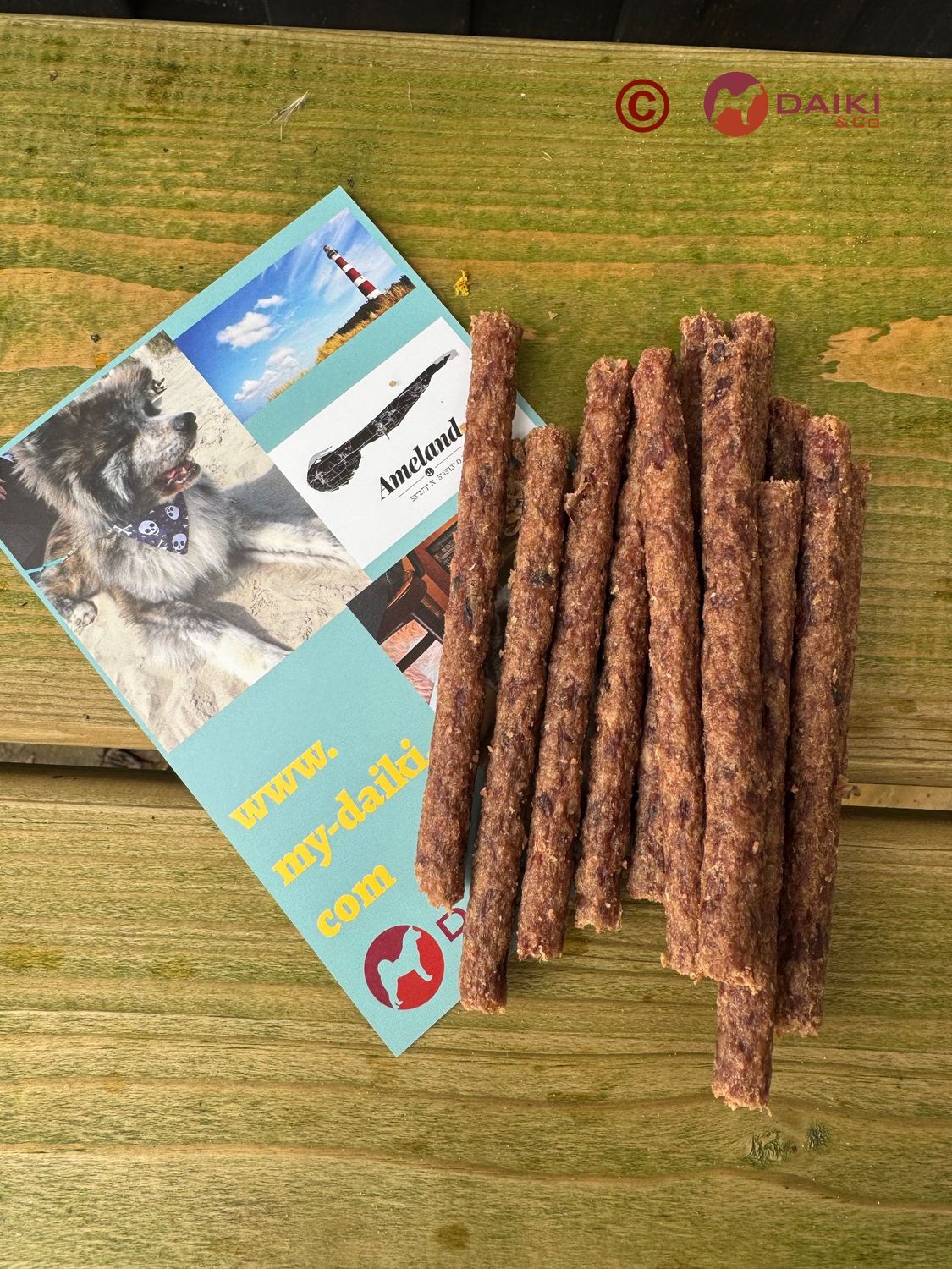 Konijnenhuid-Stickx met vacht (1 Stk.)