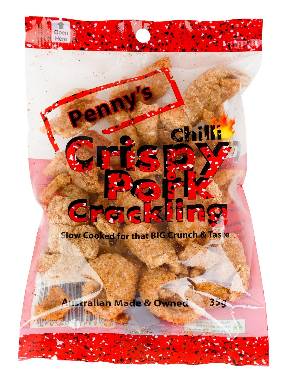 CHILLI PORK CRACKLING 35G