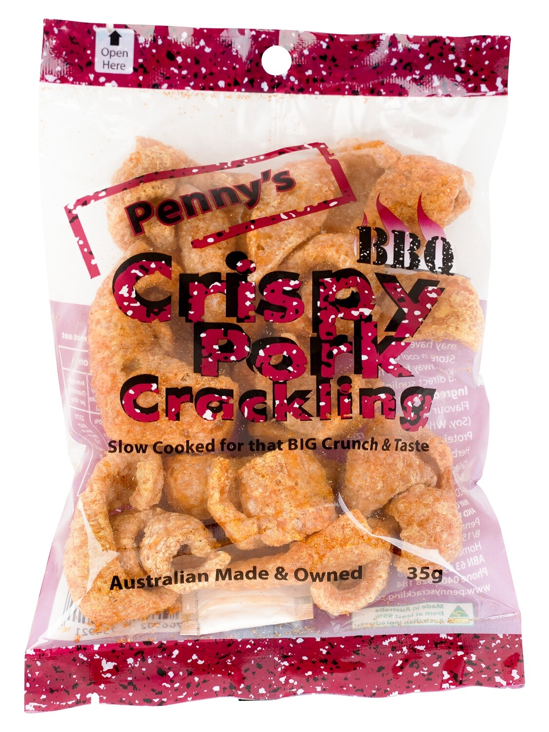 BBQ PORK CRACKLING 35G