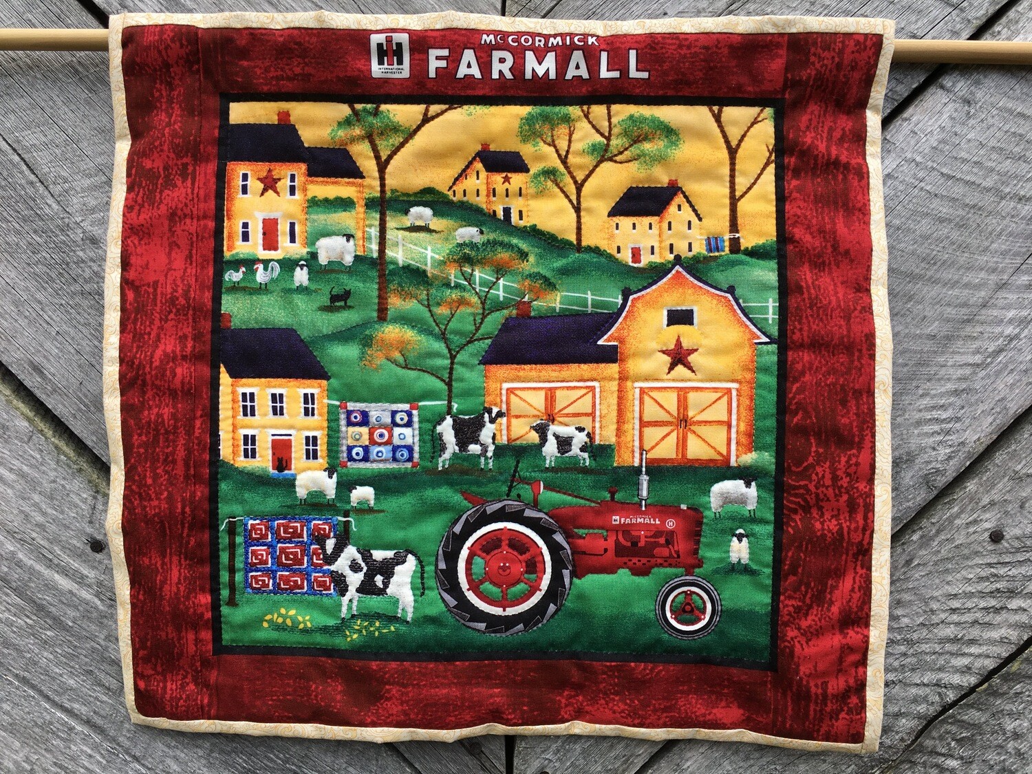 Quilted Farmall Panel #2