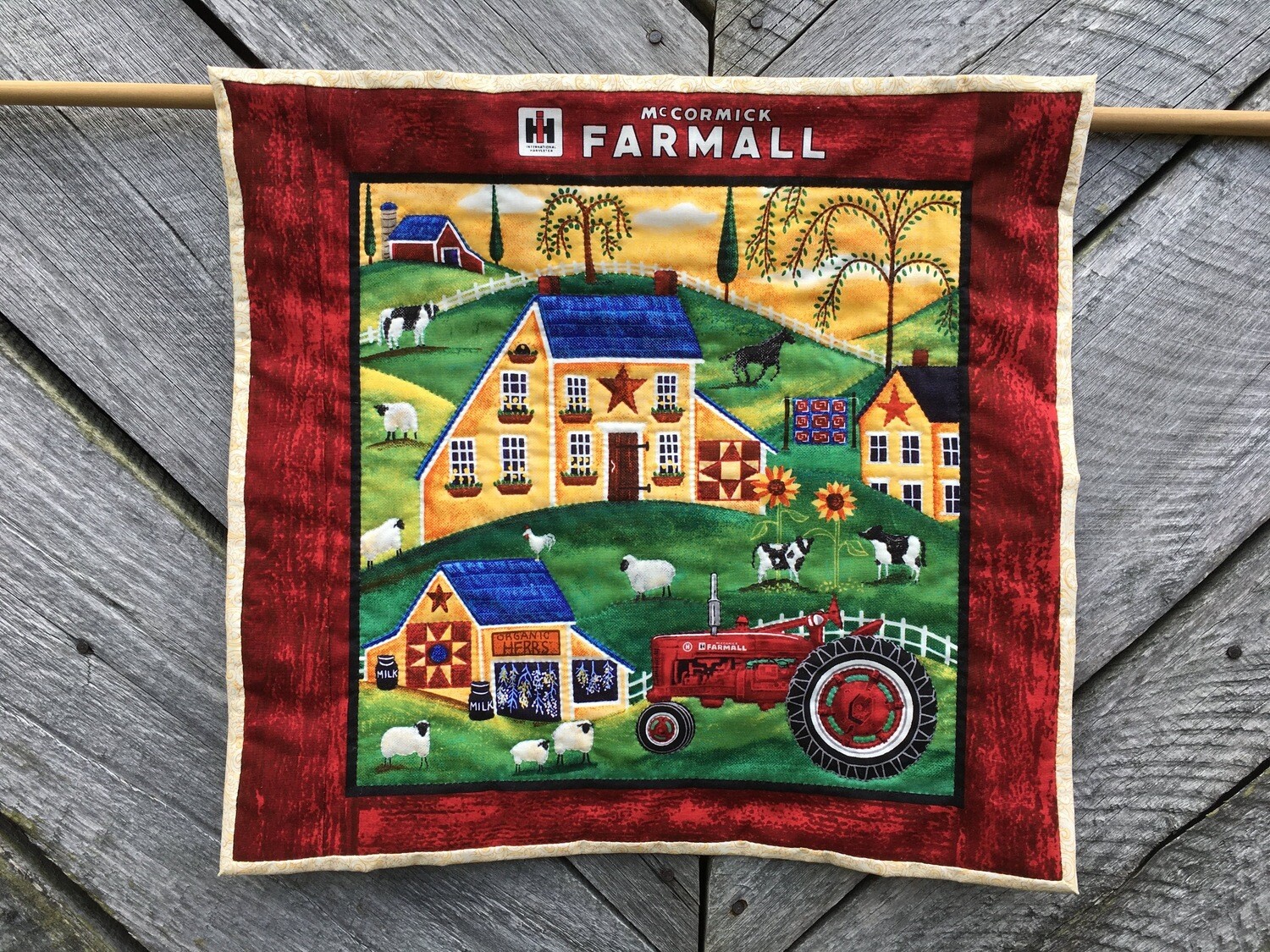 Quilted Farmall Panel #3