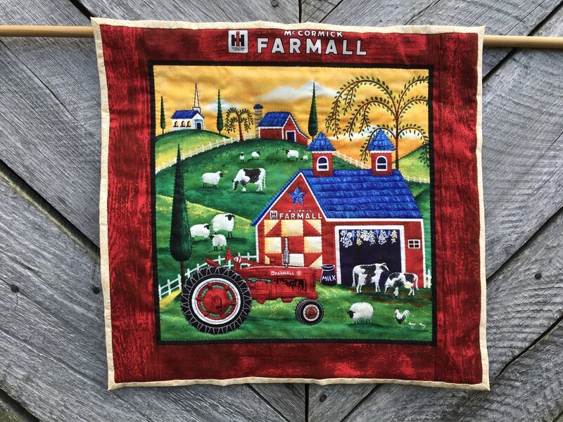 Quilted Farmall Panel #4