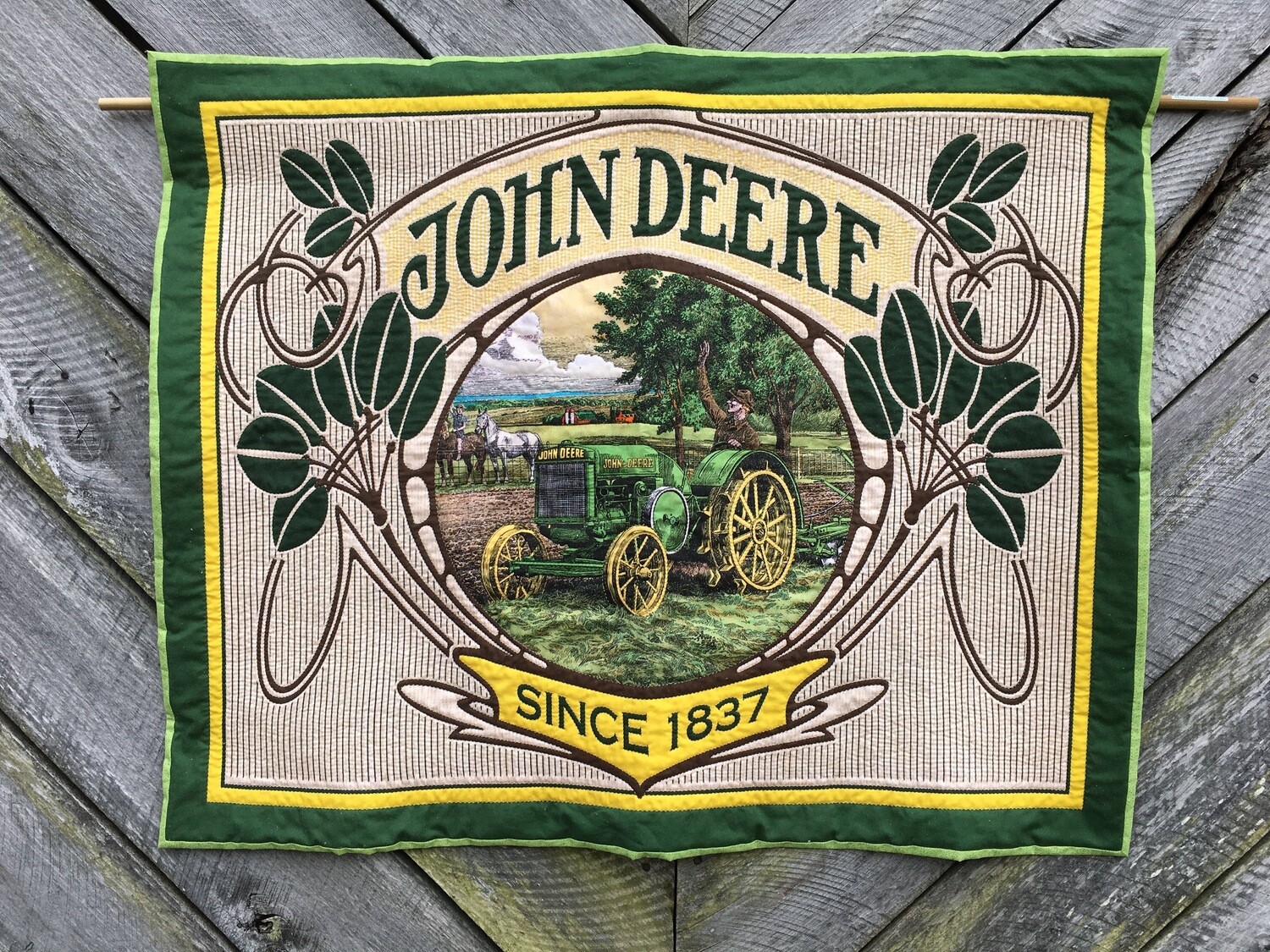 John Deere Quilted Panel