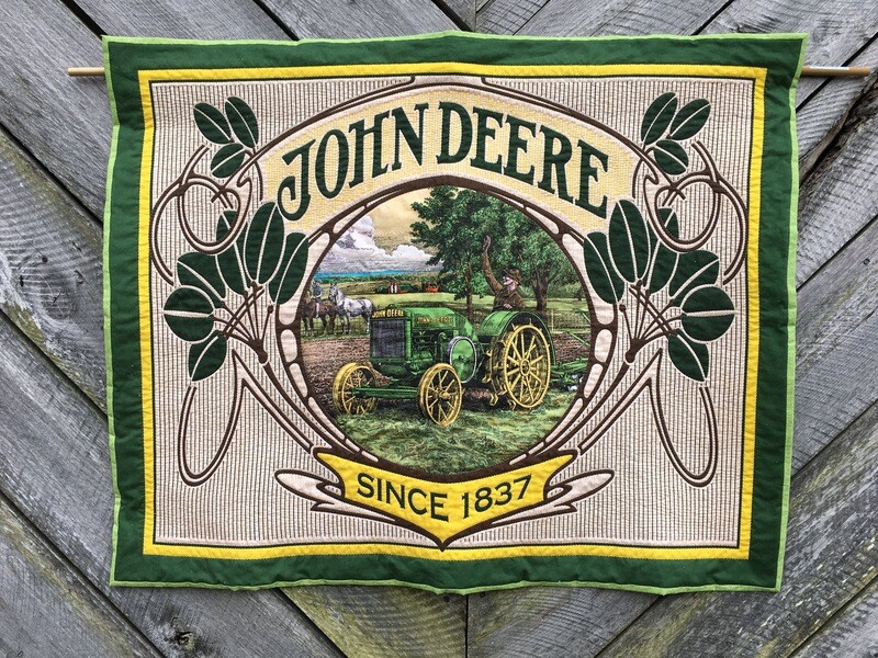 John Deere Quilted Panel