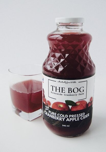 PURE COLD PRESSED CRANBERRY APPLE CIDER
