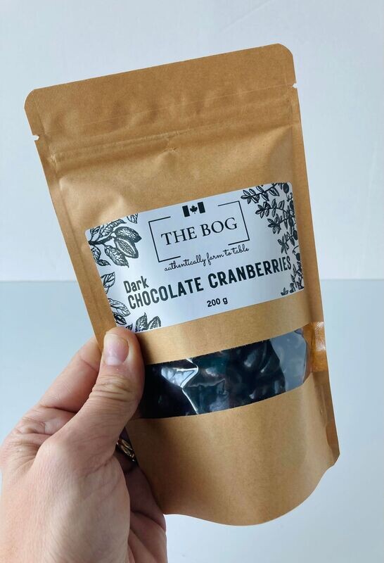 BOG's DARK CHOCOLATE CRANBERRIES