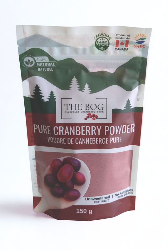 THE BOG'S CRANBERRY POWDER THE BOG'S CRANBERRY POWDER