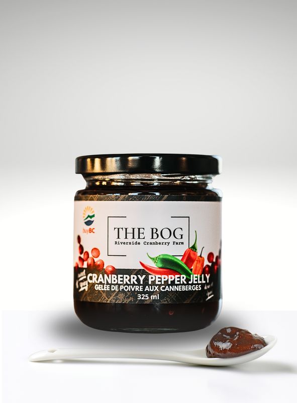 THE BOG HOT CRANBERRY PEPPER JELLY THE BOG HOT CRANBERRY PEPPER JELLY