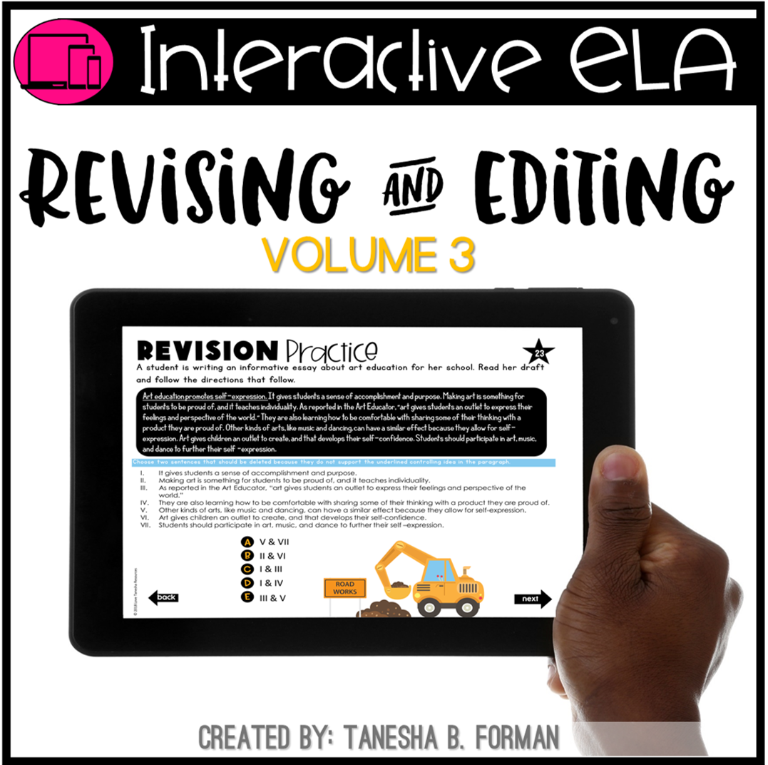 Interactive Revising and Editing practice - VOLUME 3