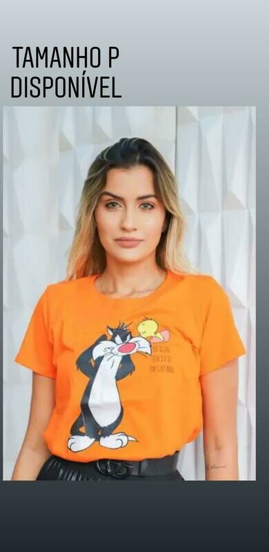 T-shirt Acho que vi um gatinho