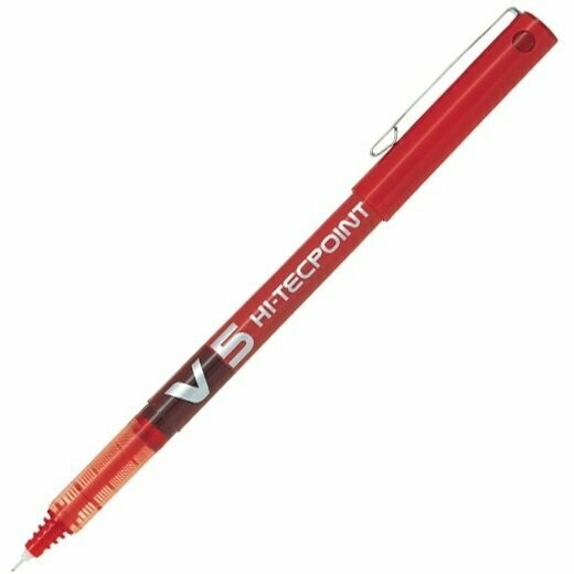 PILOT V5 0.5 MM ROJO