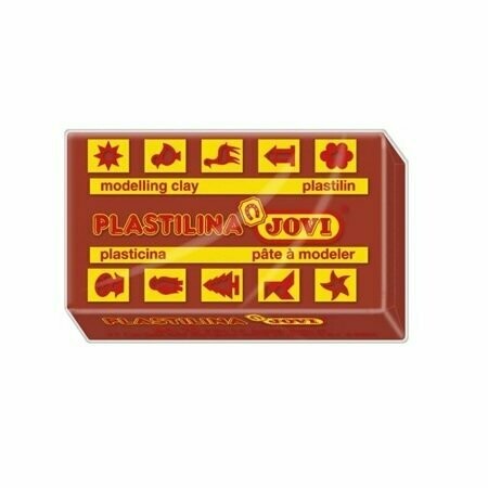 PLASTILINA JOVI 80 GR MARRON