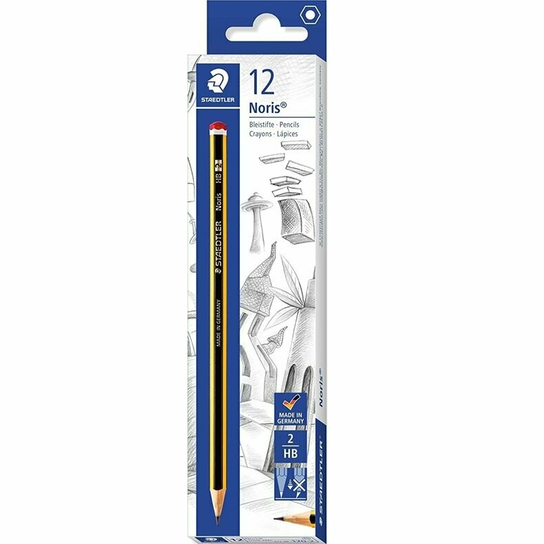 LAPIZ STAEDTLER NORIS (2) HB (CAJA 12)