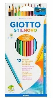 LAPIZ GIOTTO STILNOVO 12 COLORES