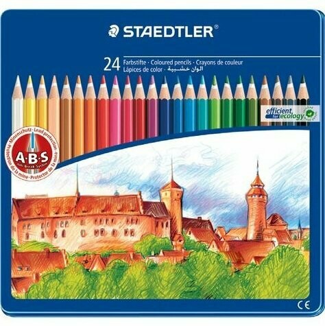 LAPIZ STAEDTLER METALICO 24 COLORES